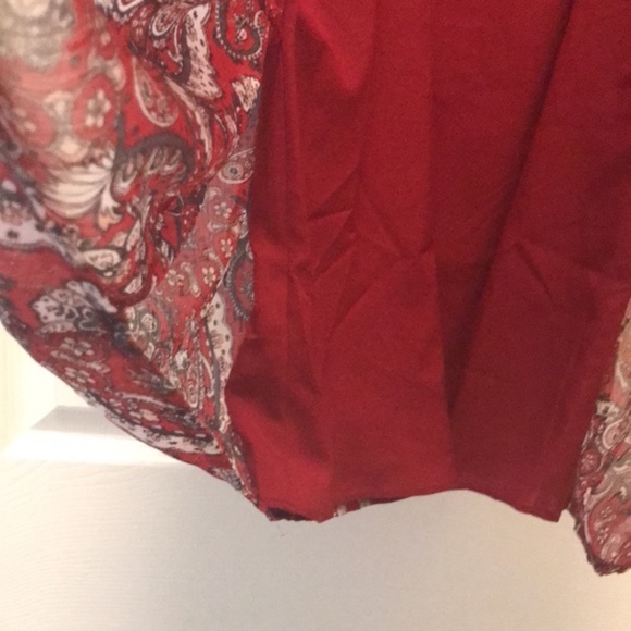 Shimmer Paisley Flounce Dress NWT Size XS - Picture 6 of 6